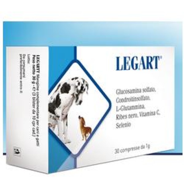 Legart 30 Compresse - Integratore Articolare Cani e Gatti