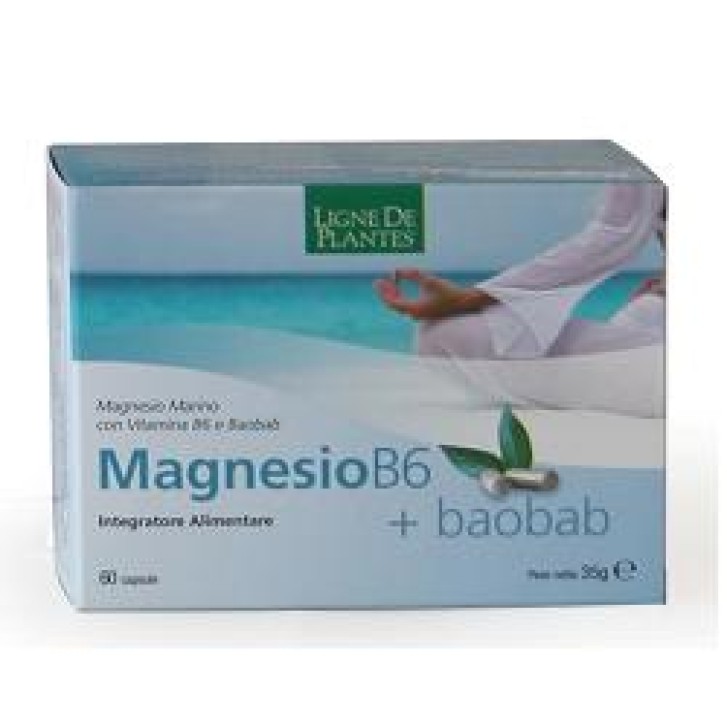 Magnesio B6 + Baobab 60 Capsule - Integratore Alimentare