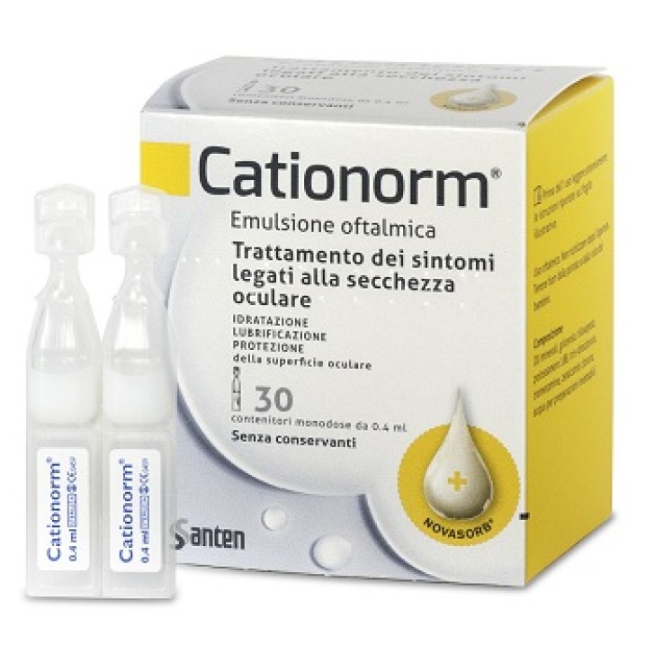 Cationorm Emulsione Oftalmica 30 flaconcini