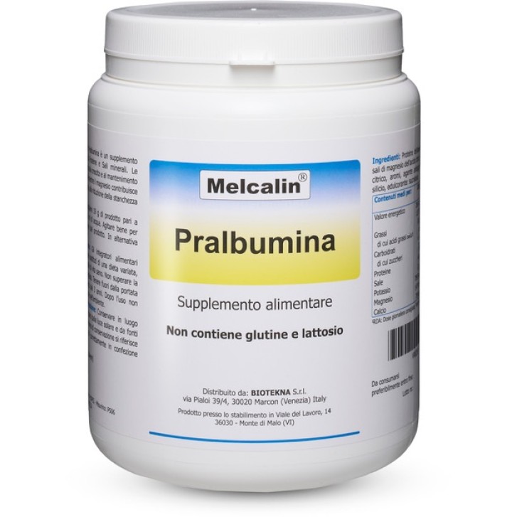 Melcalin Pralbumina 532 grammi - Integratore Proteine e Sali Minerali