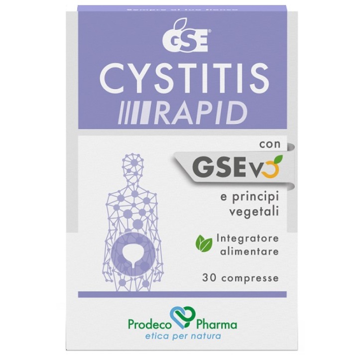 Gse Cystitis Rapid 30 Compresse - Integratore Benessere Vie Urinarie