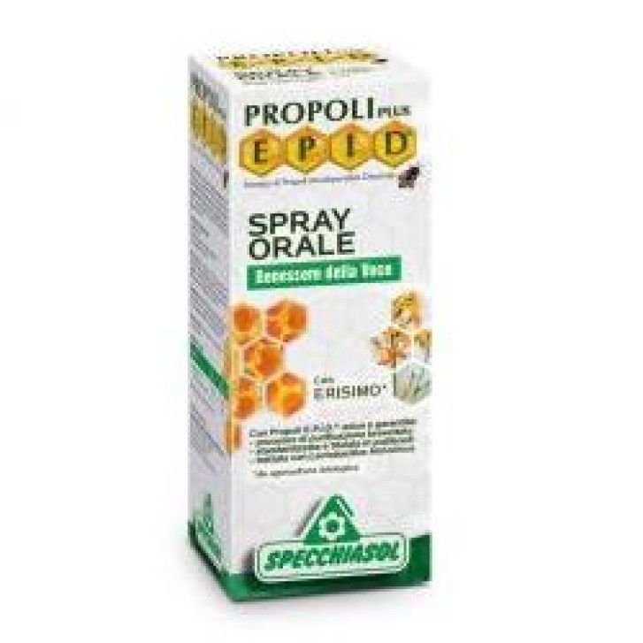 Specchiasol Epid Spray con Propoli Epid e Erisimo 15 ml - Integratore Alimentare