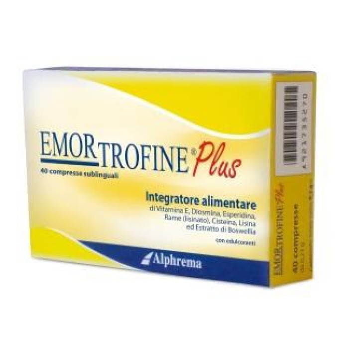 Emortrofine Plus 40 Compresse - Integratore Alimentare