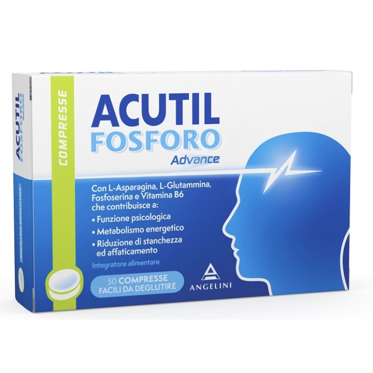 Acutil Fosforo Advance Fosfoserina 50 Compresse - Integratore Alimentare