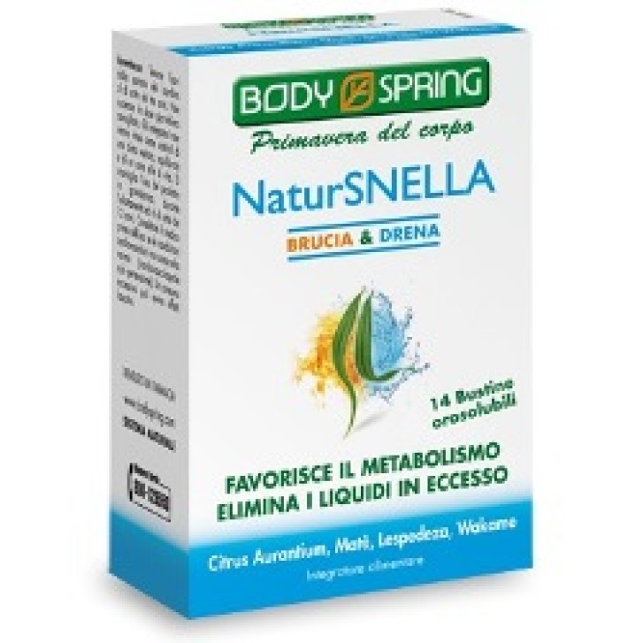 Body Spring NaturSnella Brucia e Drena 14 Buste - Integratore Alimentare