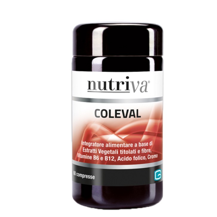 Nutriva Coleval 60 Compresse - Integratore Controllo Colesterolo e Trigliceridi