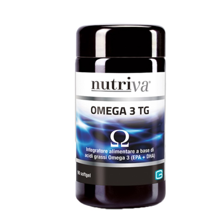 Nutriva Omega 3 TG 90 Softgel - Integratore di Acidi Grassi e Omega 3