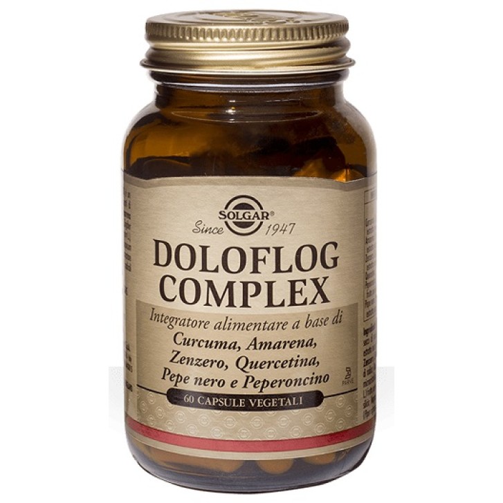 Solgar Doloflog Complex 60 Capsule Vegetali - Integratore Digestivo