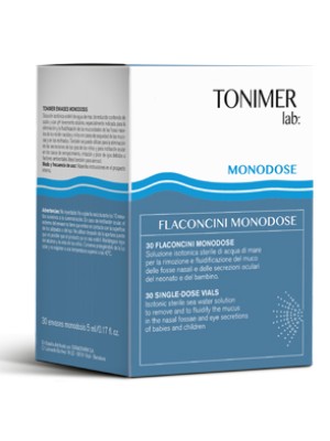 Tonimer Lab Soluzione Salina Isotonica 30 Flaconcini Monodose da 5 ml