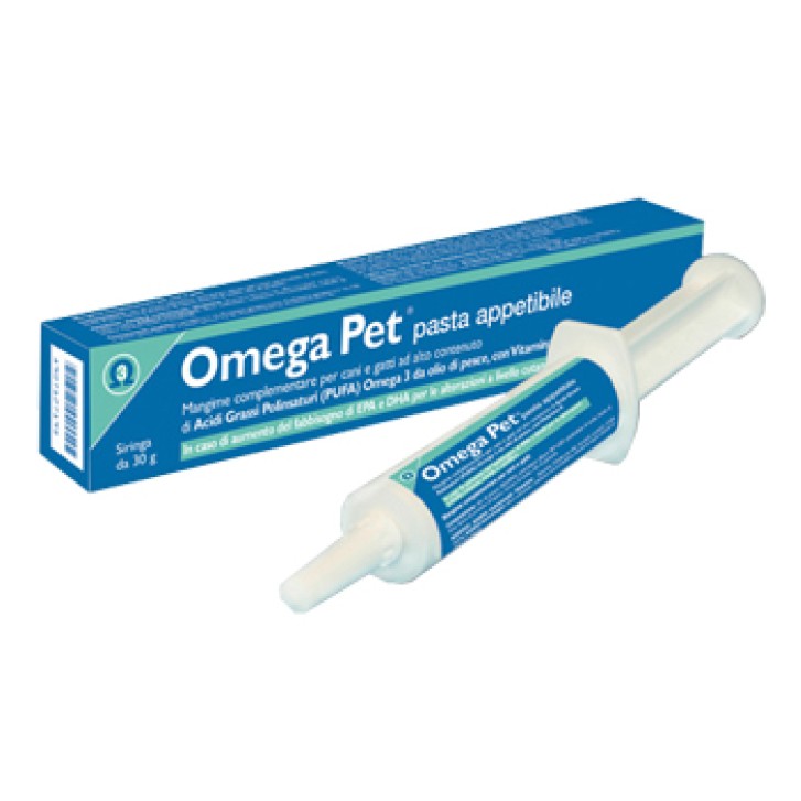 Omega Pet Pasta Appetibile 30 grammi - Integratore Omega3 Cani e Gatti