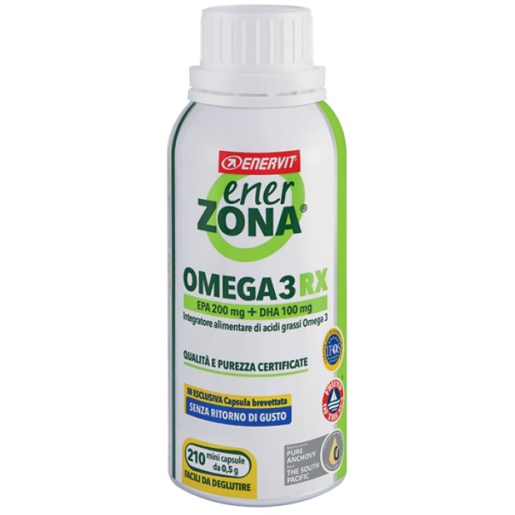 Enerzona Omega 3RX 210 Capsule - Integratore di Acidi Grassi