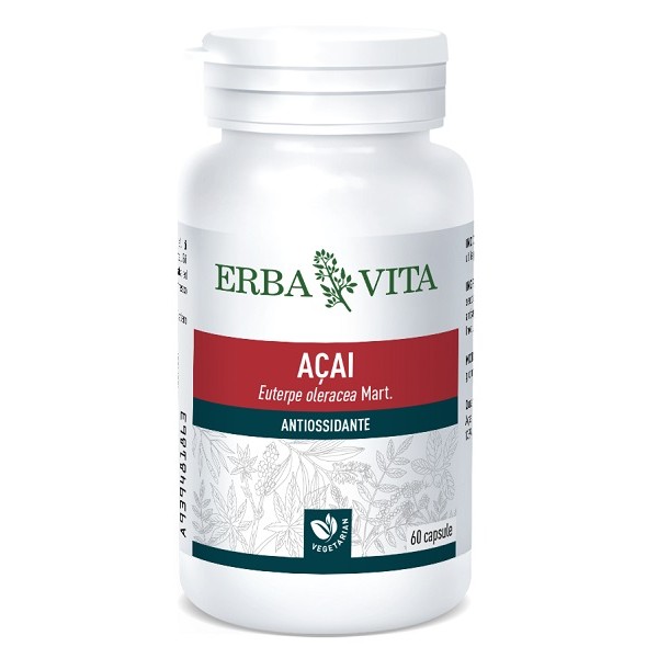 Erba Vita Acai-Ev 60 Capsule - Integratore Antiossidante