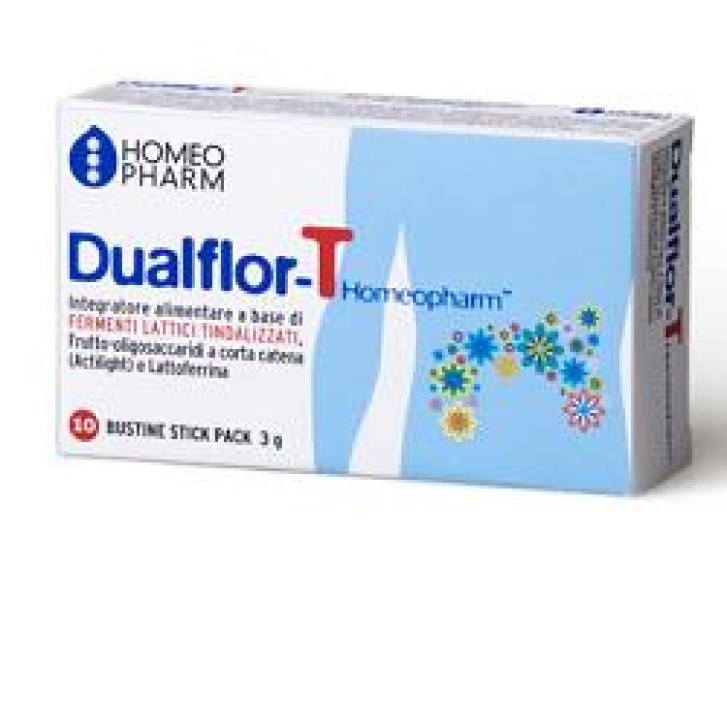 Dualflor-T Homeopharm 20 Bustine - Integratore Flora Batterica Intestinale