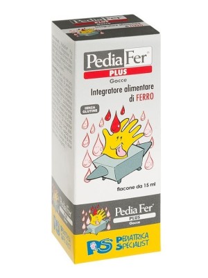 Pediafer Plus Gocce 15 ml - Integratore di Ferro Bambini