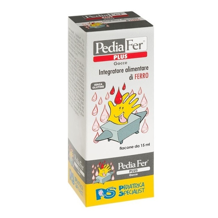 Pediafer Plus Gocce 15 ml - Integratore di Ferro Bambini