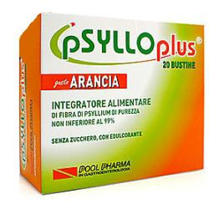 Psyllo Plus Gusto Arancia 20 Bustine - Integratore Intestinale