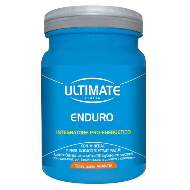 Ultimate Sport Enduro Arancia Polvere 320 grammi - Integratore Pro-Energetico