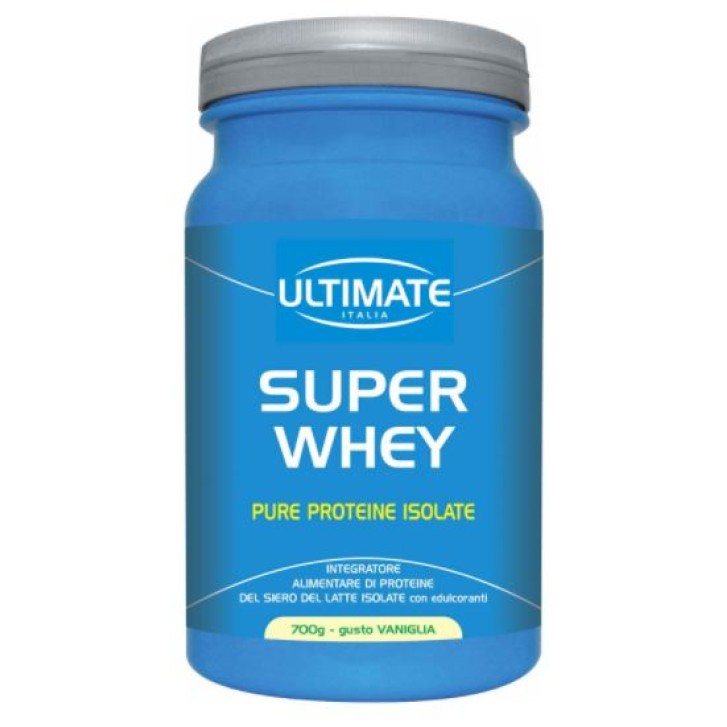 Ultimate Sport Super Whey Cioccolato Bianco 700 grammi - Integratore di Proteine Purissime