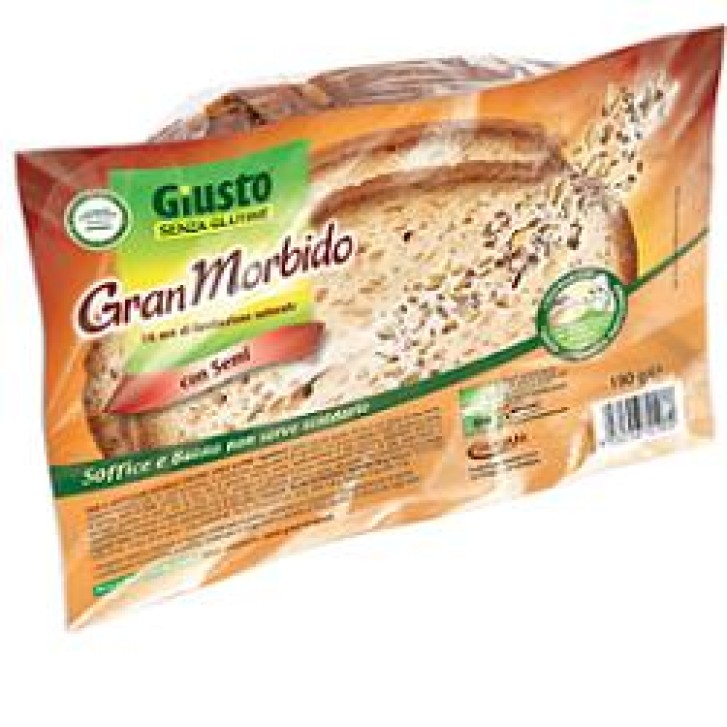 Giusto Senza Glutine Gran Pane Morbido con Semi Gluten Free 190 grammi