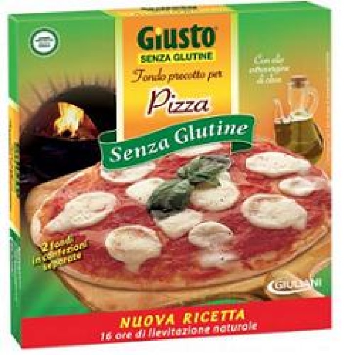 Giusto Senza Glutine Fondo per Pizza Gluten Free 2x140 grammi