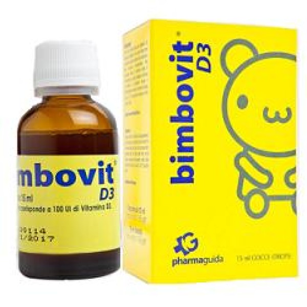 Bimbovit D3 Gocce 15 ml - Integratore di Vitamina D3 Bambini