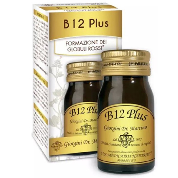 B12 Plus 60 Pastiglie Dr. Giorgini - Integratore Vitamina B