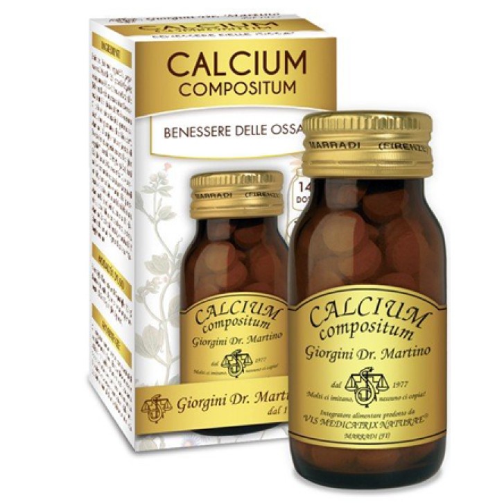 Calcium Compositum 100 Pastiglie Dr. Giorgini - Integratore Benessere Ossa