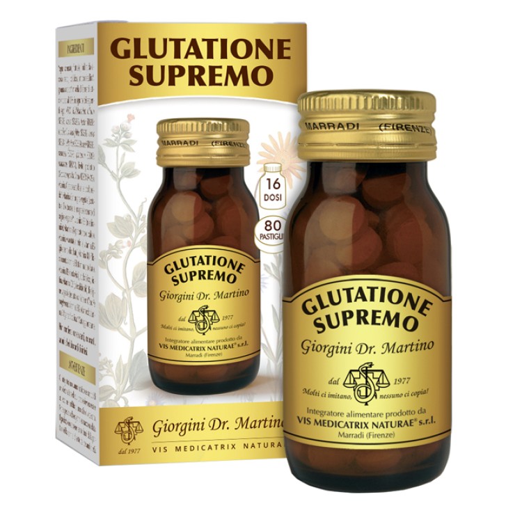Glutatione Supremo 100 Pastiglie Dr. Giorgini - Integratore Funzionalita' Epatica e Depurativa