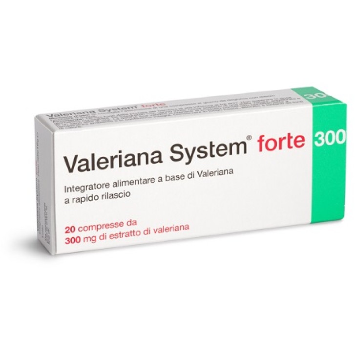 Valeriana System Forte 20 Compresse - Integratore Alimentare