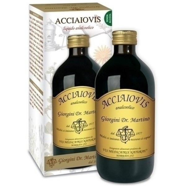Acciaiovis Liquido Analcolico 200 ml Dr. Giorgini - Integratore Gravidanza