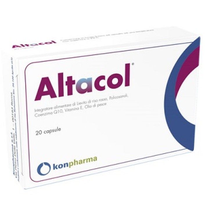 Altacol 20 Capsule - Integratore per il Colesterolo