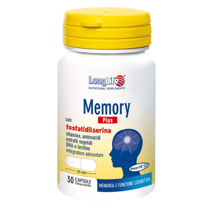 Longlife Memory Plus 30 Capsule - Integratore Alimentare