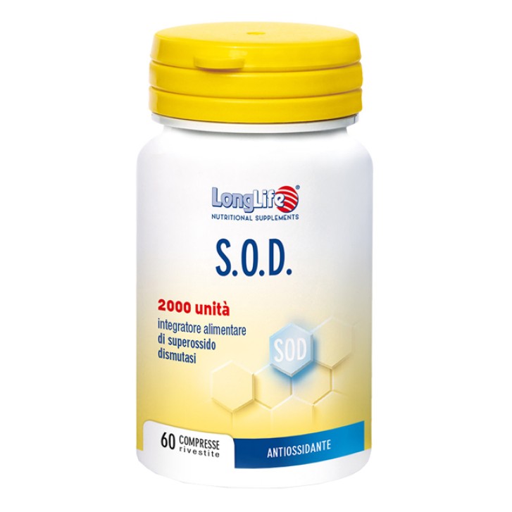 Longlife S.O.D. 2000 U.I. 60 Tavolette - Integratore Antiossidante