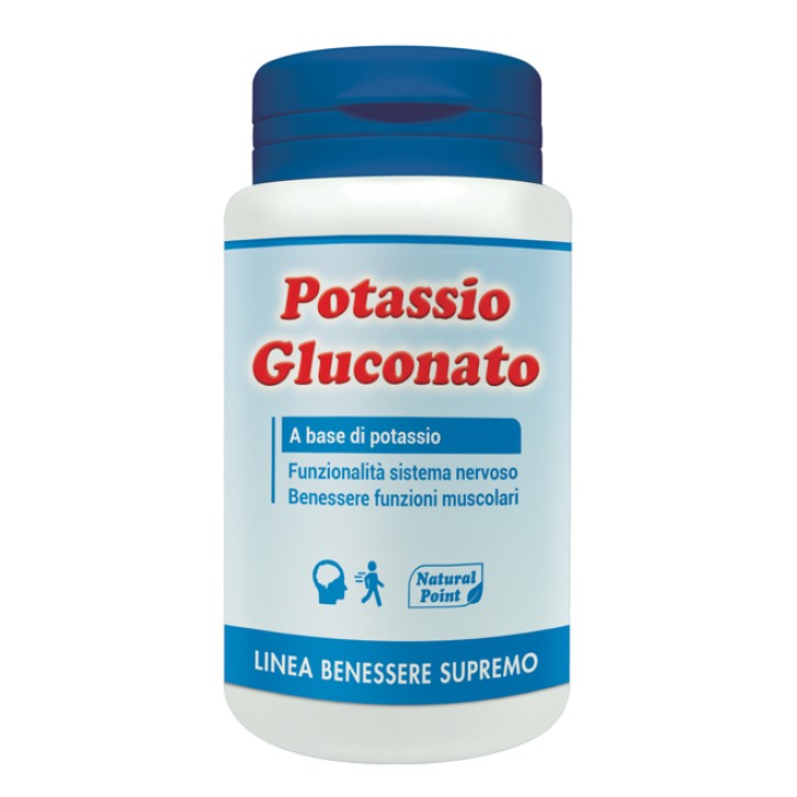 Natural Point Potassio Gluconato 90 Compresse - Integratore Alimentare