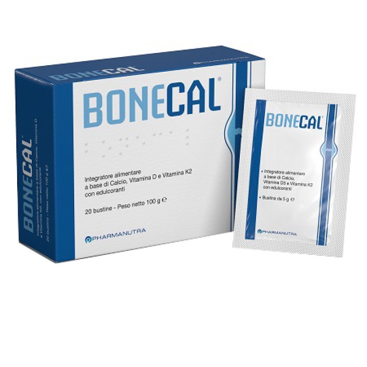 Bonecal 20 Bustine - Integratore Vitamina D3 e K2
