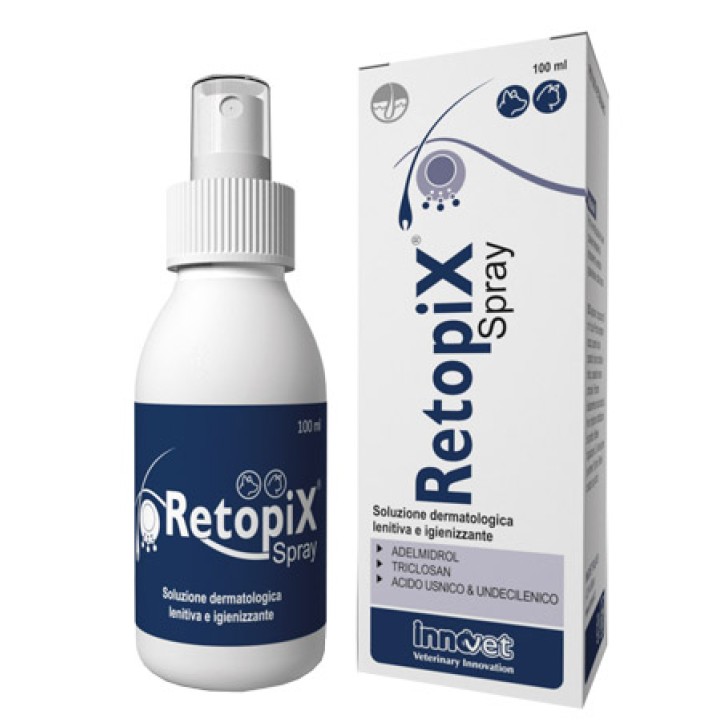 Retopix Spray Soluzione Dermatologica Lenitiva Cani e Gatti 100 ml
