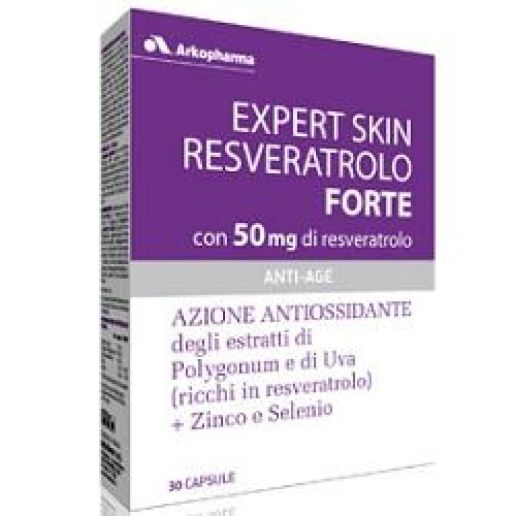 Expert Skin Resveratrolo Forte 30 Capsule - Integratore Antiossidante
