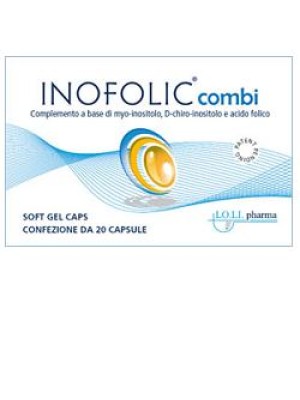 Inofolic Combi 20 Capsule - Integratore di Myo-Inositolo e Acido Folico