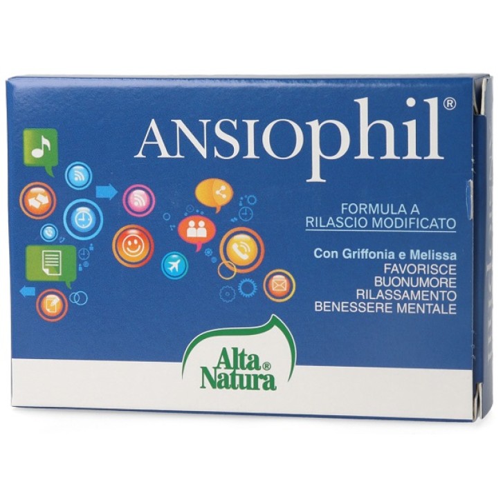 Ansiophil 15 Compresse - Integratore per Disturbi d'Ansia e dello Stress