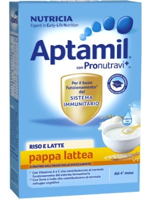 Aptamil Pappa Lattea Riso, Latte e Vaniglia 250 grammi
