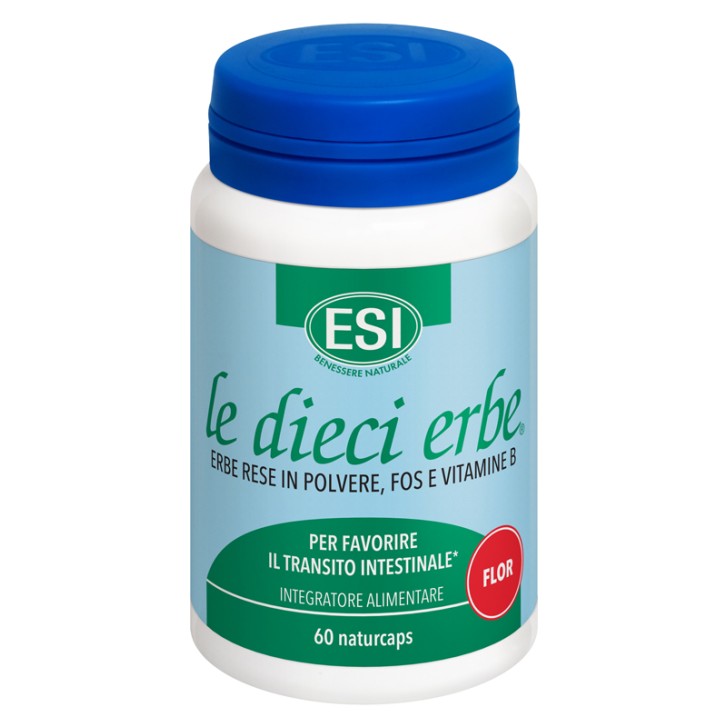 Esi Le Dieci Erbe Flor 60 Capsule - Integratore Digestivo