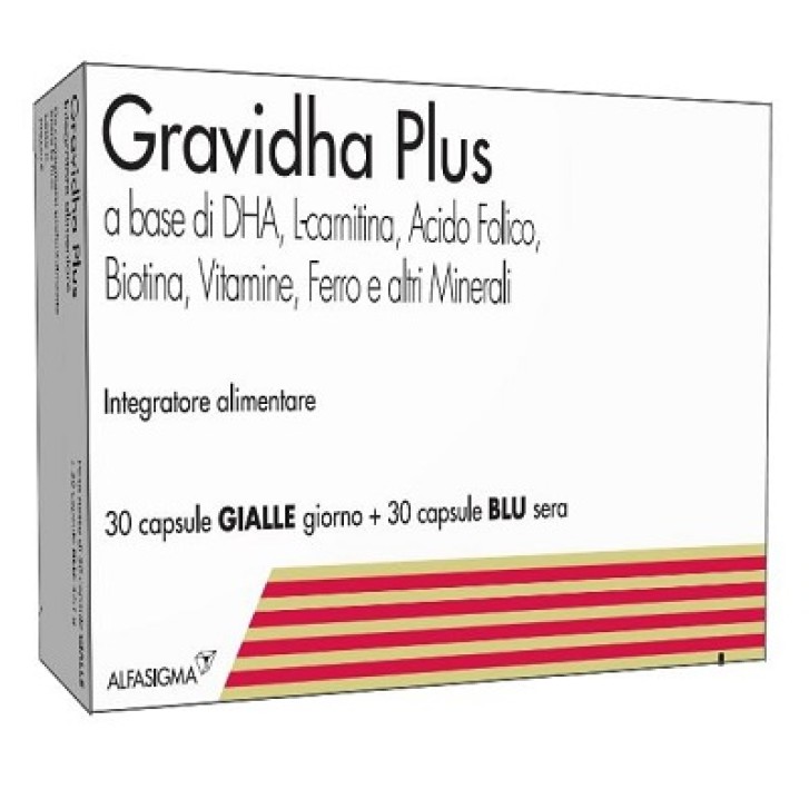 GraviDha Plus 30 + 30 Capsule - Integratore Gravidanza