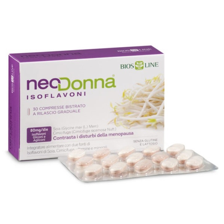 Neodonna Isoflavoni 60 Compresse - Integratore per la Menopausa