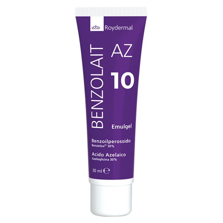 Benzolait AZ 10 Emulgel Trattamento Anti-Acne 30 ml