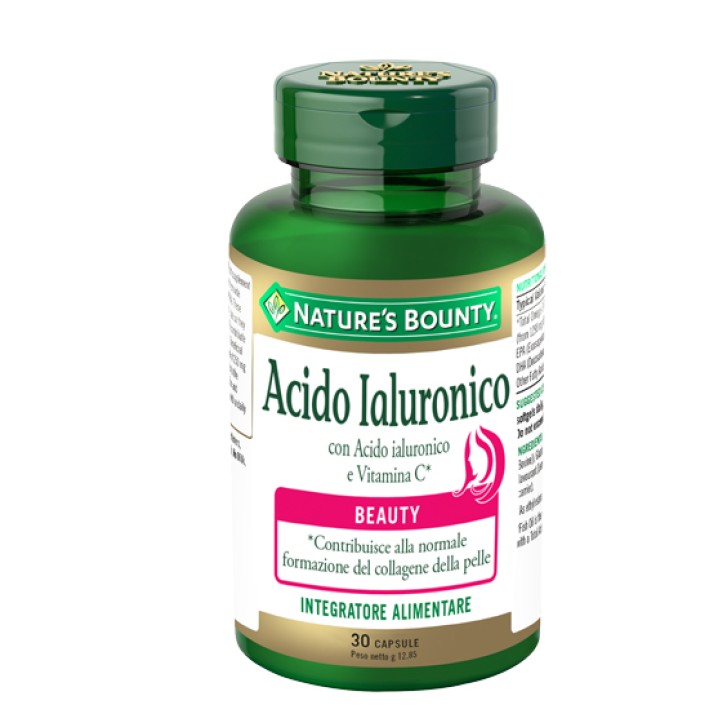 Nature's Bounty Acido Ialuronico 30 Capsule - Integratore Alimentare