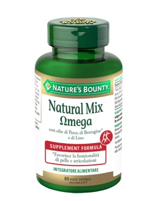 Nature's Bounty Natural Mix Omega 60 Perle - Integratore Alimentare