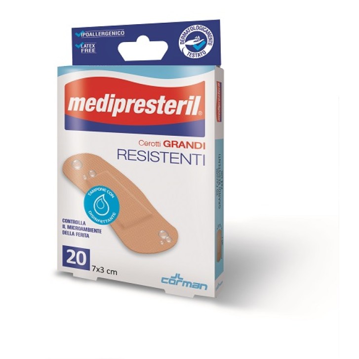 Medipresteril Cerotti Resistenti Medi 7 x 2 cm 20 pezzi
