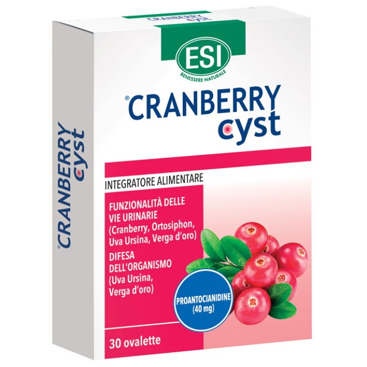 Esi Cranberry Cyst 30 Ovalette - Integratore Vie Urinarie