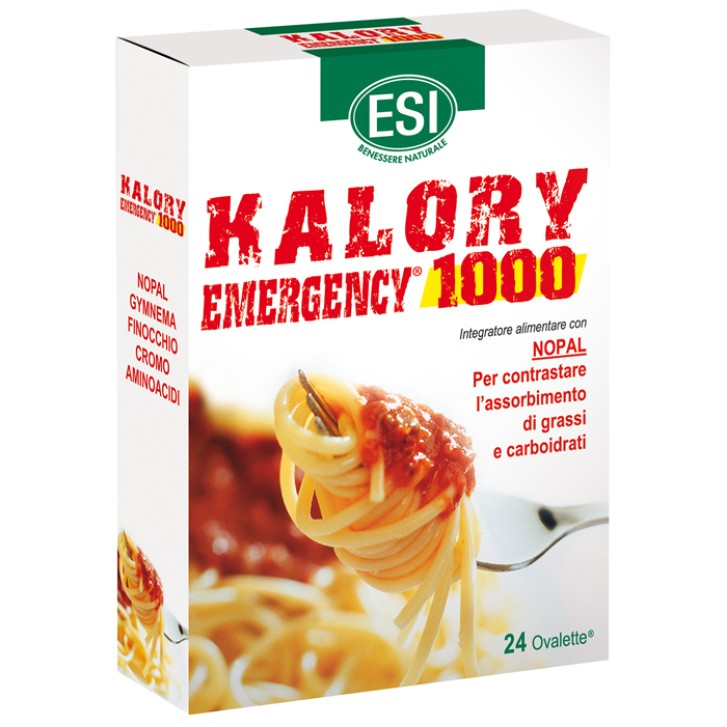 Esi Kalory Emergency 1000 24 Ovalette - Integratore Dietetico