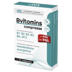 Sanavita B-Vitamins 30 Compresse - Integratore Alimentare